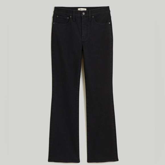 NWT Madewell Mid-rise Stretch Black Jeans // 33P - Picture 13 of 14